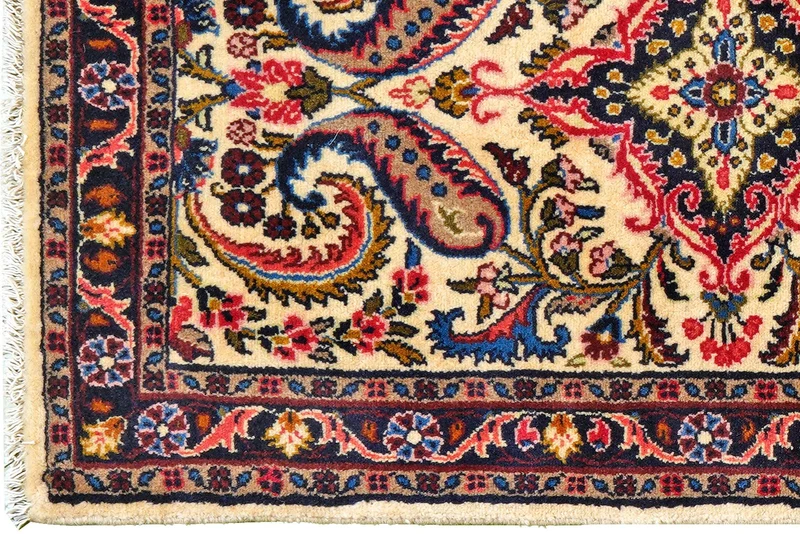 Mehreban · Handgeknüpft – Beige, 198x74 cm