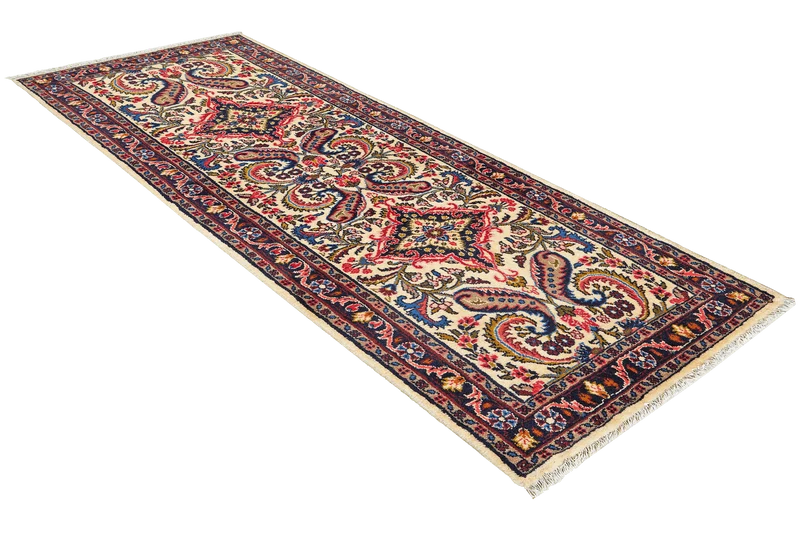 Mehreban · Handgeknüpft – Beige, 198x74 cm
