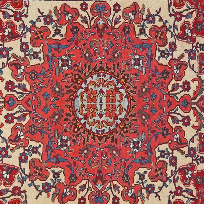 Tafresh · Handgeknüpft – Beige, 196x141 cm