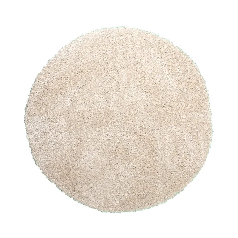 Shaggy Teppich Rund - Blaze Beige