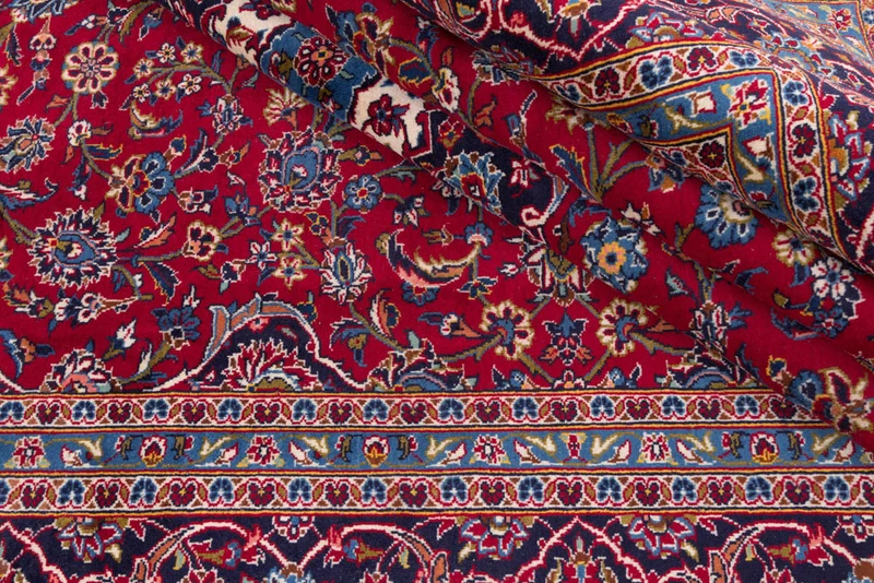 Perserteppich - Keshan - 252 x 352 cm - rot