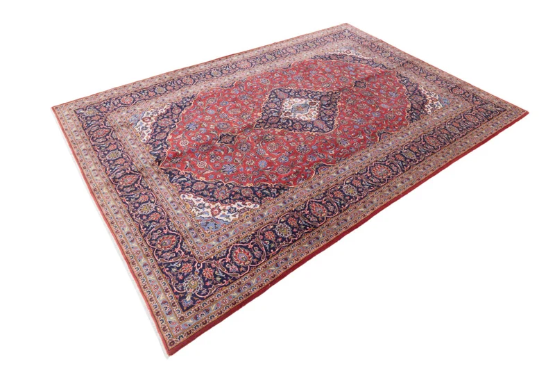 Perserteppich - Keshan - 252 x 350 cm - rot