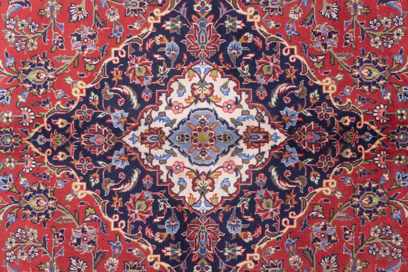 Perserteppich - Keshan - 252 x 350 cm - rot