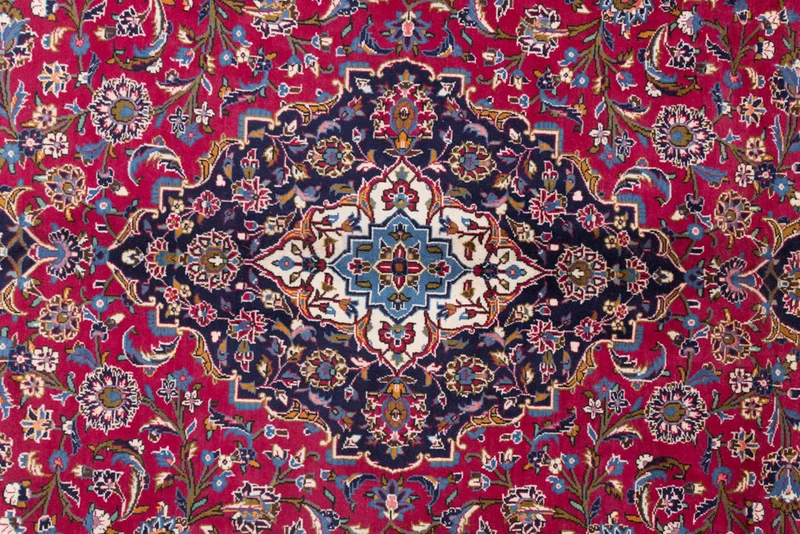 Perserteppich - Keshan - 245 x 358 cm - rot