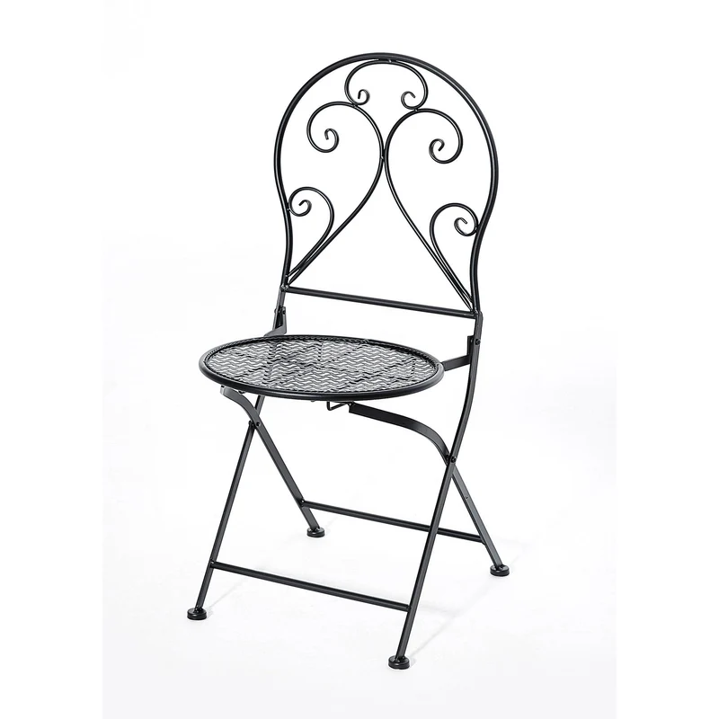 Bistroset "Core" aus Metall 2 Stühle und 1 Tisch