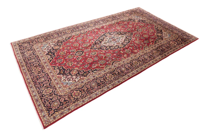 Perserteppich - Keshan - 200 x 355 cm - rot