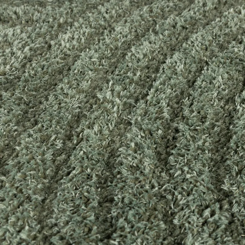Teppich Skandinavisch Rund - Lova Arches Grün
