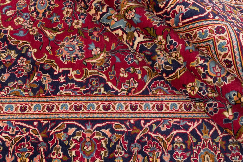 Perserteppich - Keshan - 200 x 300 cm - rot