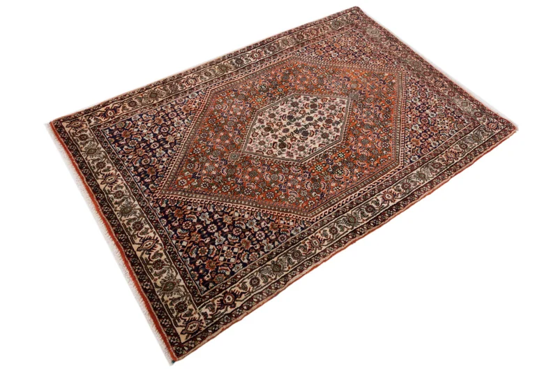 Perserteppich - Bidjar - 90 x 140 cm - dunkelbeige