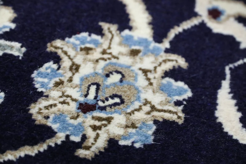 Perserteppich - Nain - Royal - 201 x 309 cm - dunkelblau