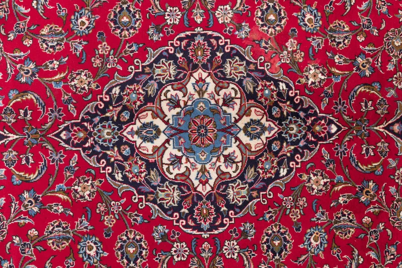 Perserteppich - Keshan - 247 x 347 cm - rot