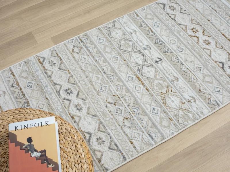 MY-RUG "Mina", flachgewebter Teppich mit maritimen Muster