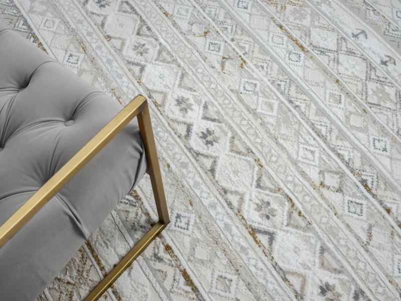 MY-RUG "Mina", flachgewebter Teppich mit maritimen Muster