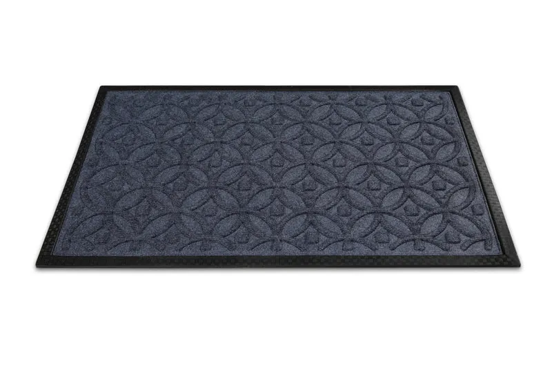 Fußmatte Grau Blau "Midnight Mosaic" WECONhome