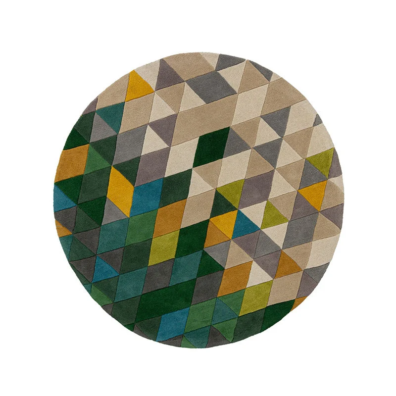 Moderner Teppich Rund - Illo Prism Bunt