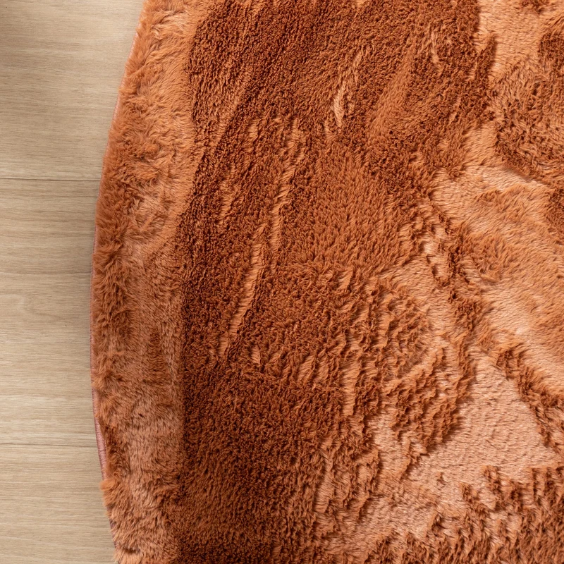 Wollteppich Rund - Reno Terracotta
