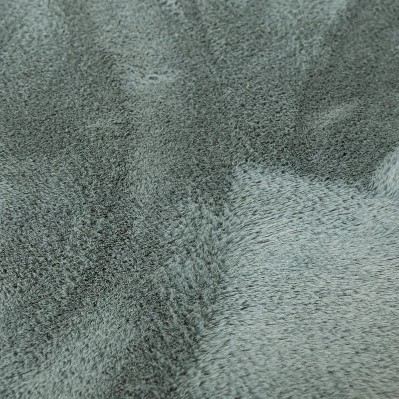Flauschiger Teppich Rund - Cozy Grün