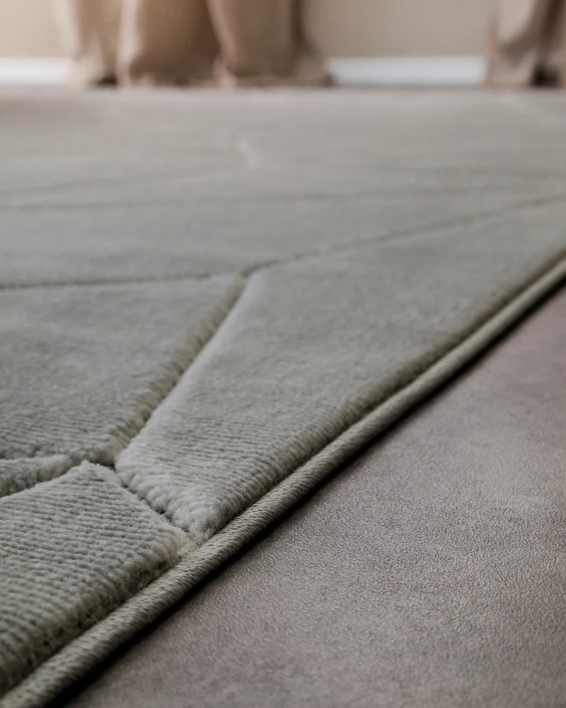Kurzflorteppich Grau "Unplugged" WECONhome