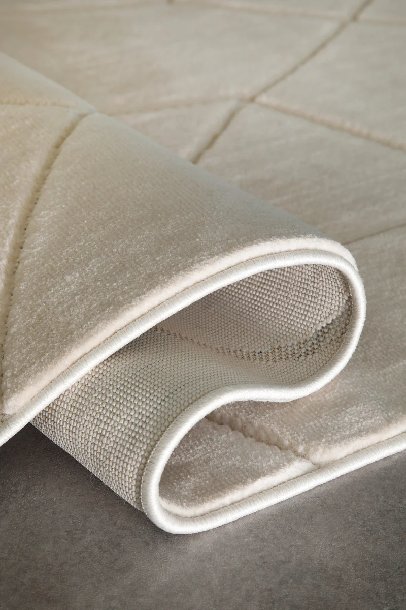 Kurzflorteppich Sand Beige "Unplugged" WECONhome