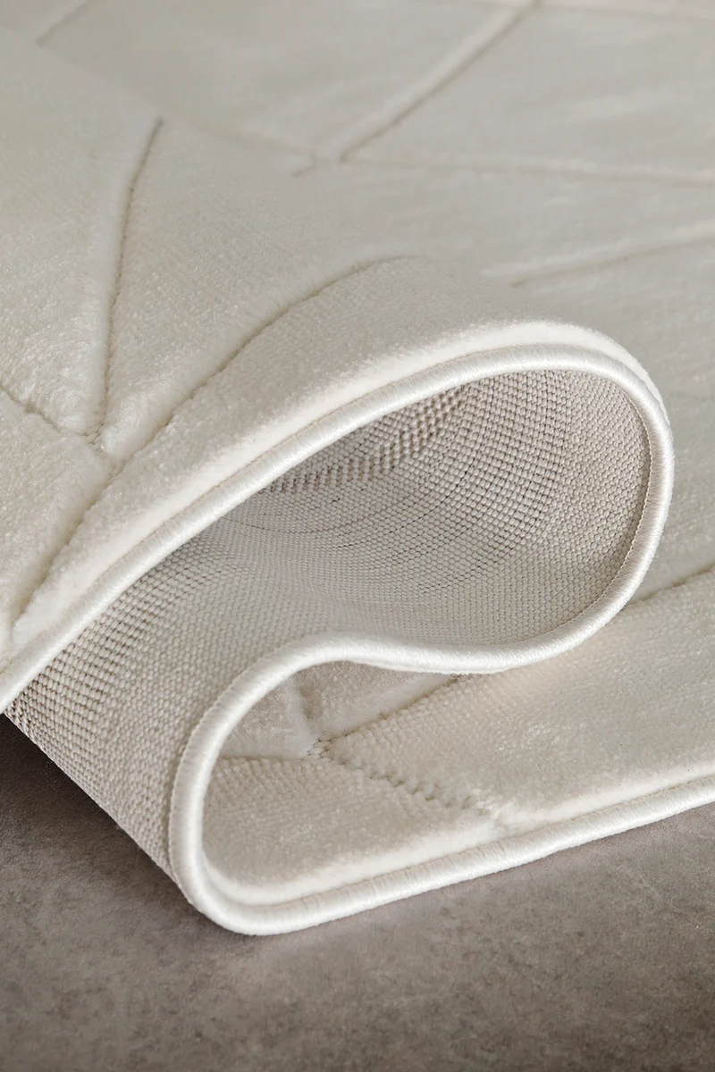 Kurzflorteppich Creme Weiß "Unplugged" WECONhome