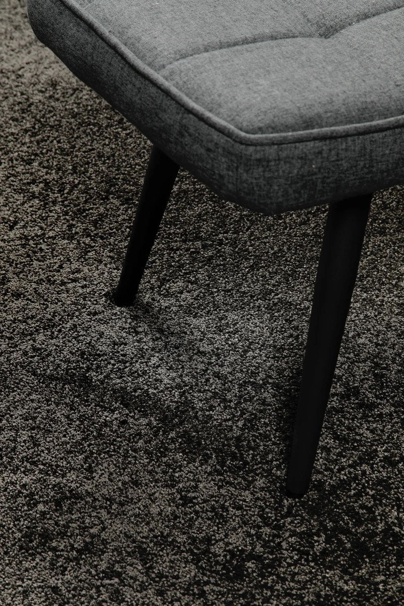 Kurzflorteppich Anthrazit "Wogh" WECONhome