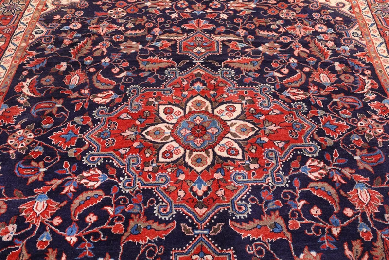Perserteppich - Nomadic - 215 x 350 cm - dunkelrot