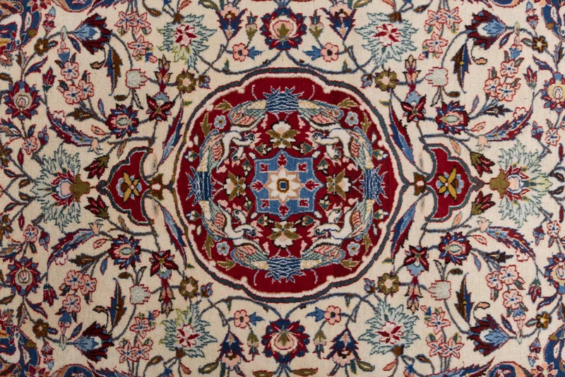 Perserteppich - Isfahan - Premium - 148 x 207 cm - creme