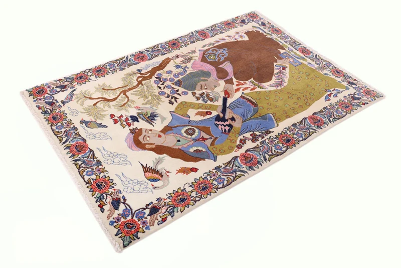 Perserteppich - Täbriz - 100 x 150 cm - mehrfarbig