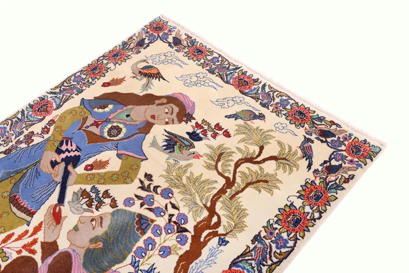 Perserteppich - Täbriz - 100 x 150 cm - mehrfarbig