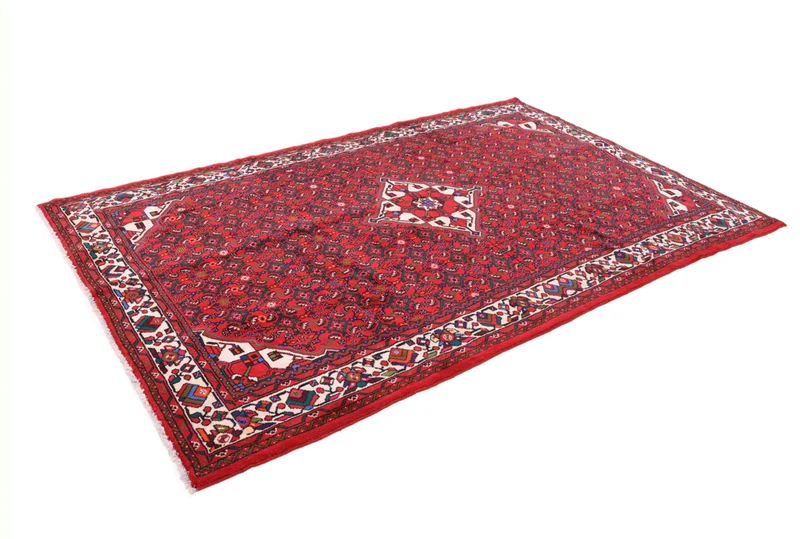 Perserteppich - Nomadic - 200 x 295 cm - dunkelrot