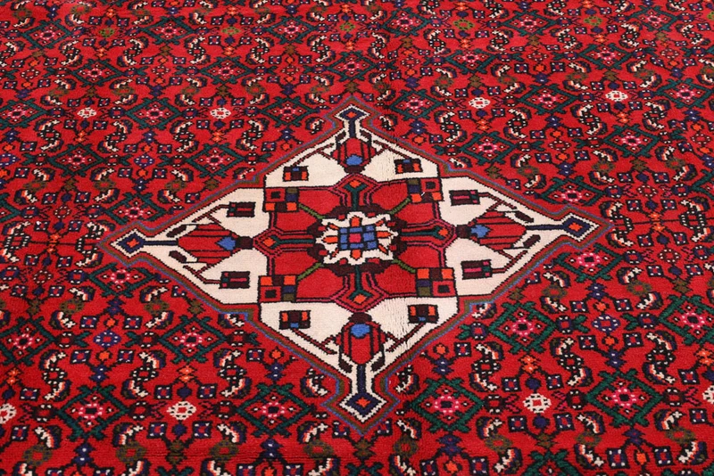 Perserteppich - Nomadic - 200 x 295 cm - dunkelrot