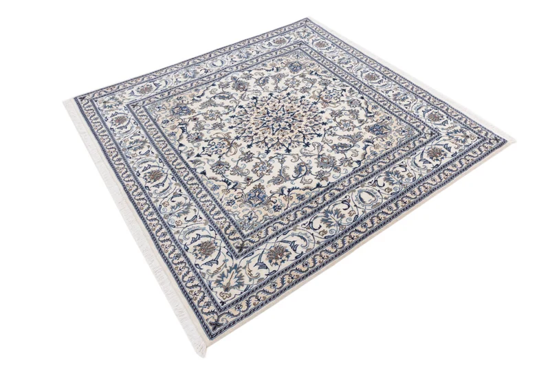 Perserteppich - Nain quadratisch - 193 x 207 cm - creme