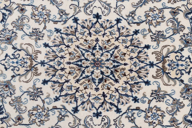 Perserteppich - Nain quadratisch - 193 x 207 cm - creme
