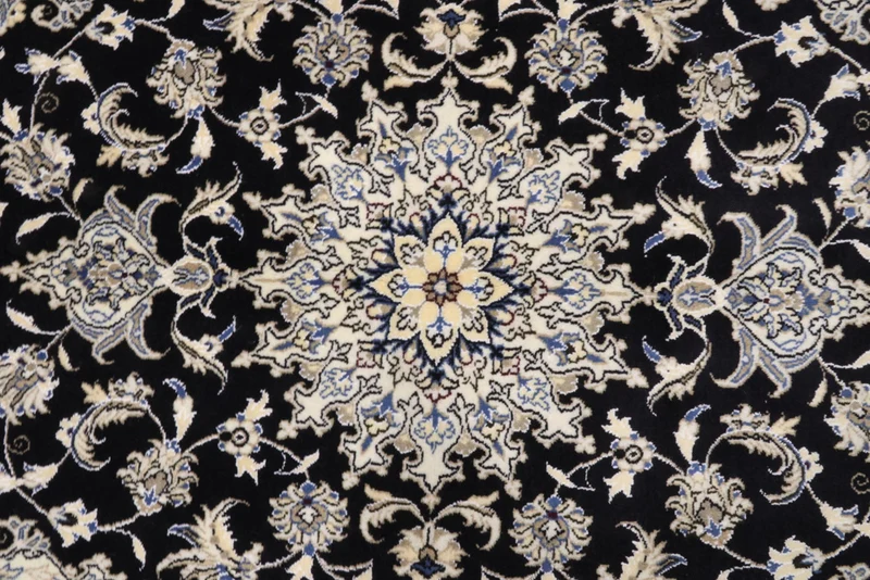 Perserteppich - Nain - 120 x 200 cm - dunkelblau