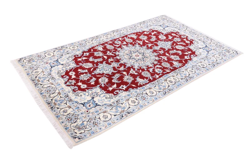 Perserteppich - Nain - 120 x 213 cm - rot