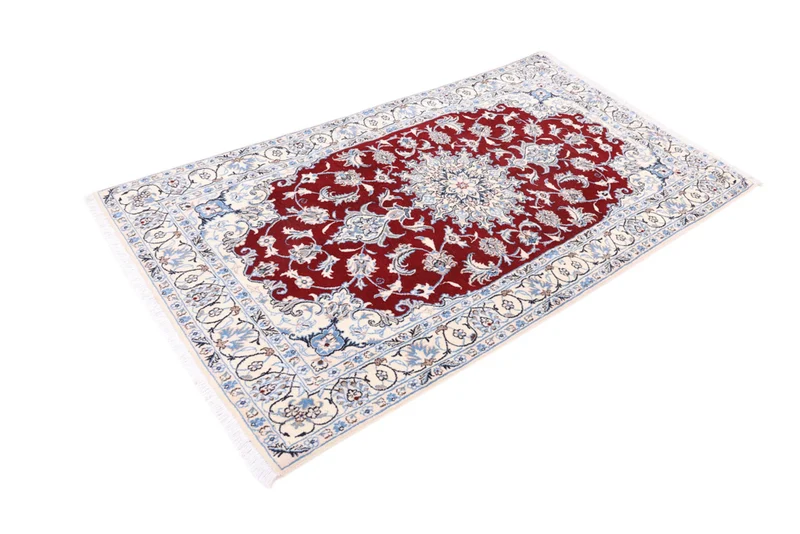 Perserteppich - Nain - 120 x 213 cm - rot