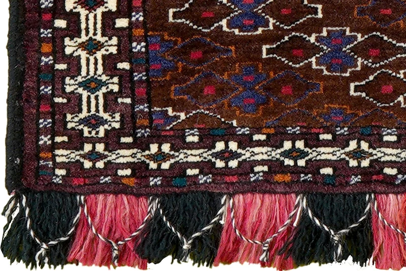 Turkman · Handgeknüpft – Bunt, 34x73 cm