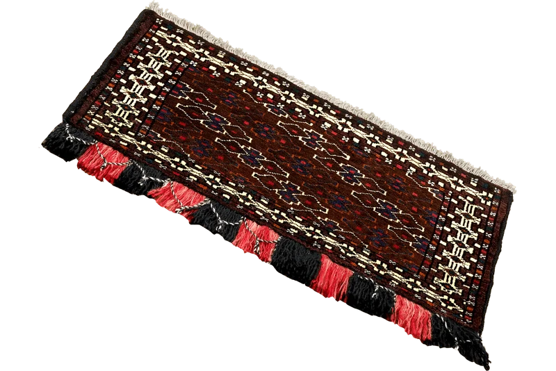 Turkman · Handgeknüpft – Bunt, 34x73 cm
