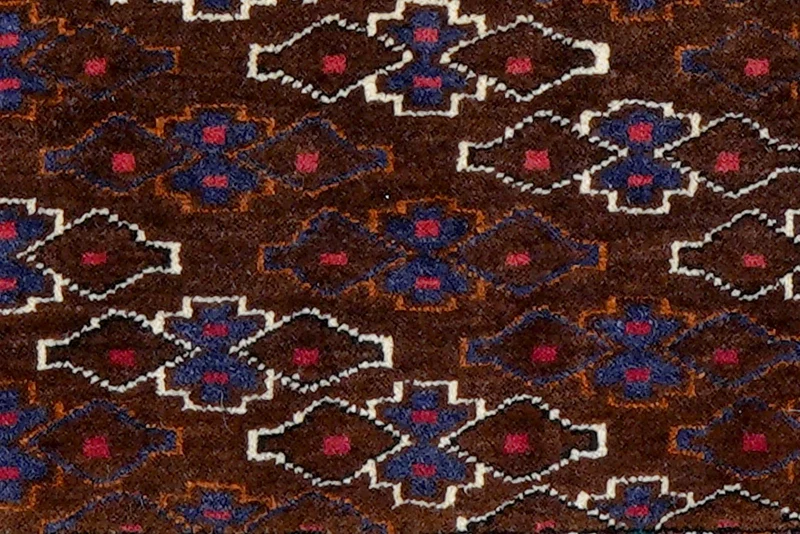 Turkman · Handgeknüpft – Bunt, 34x73 cm