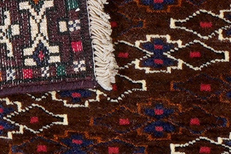 Turkman · Handgeknüpft – Bunt, 34x73 cm