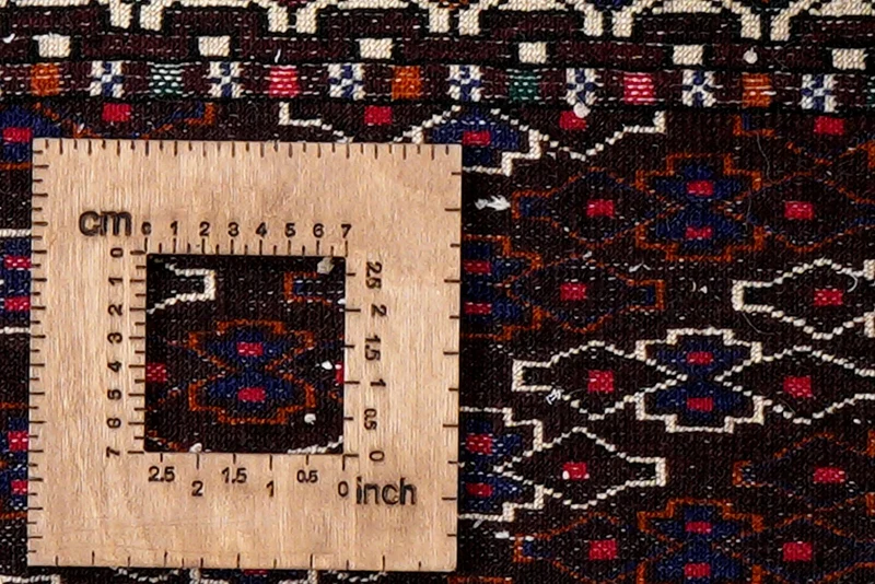 Turkman · Handgeknüpft – Bunt, 34x73 cm