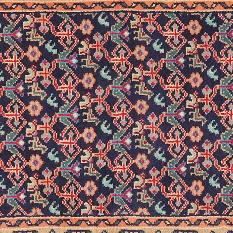 Assadabad · Handgeknüpft – Blau, 237x71 cm