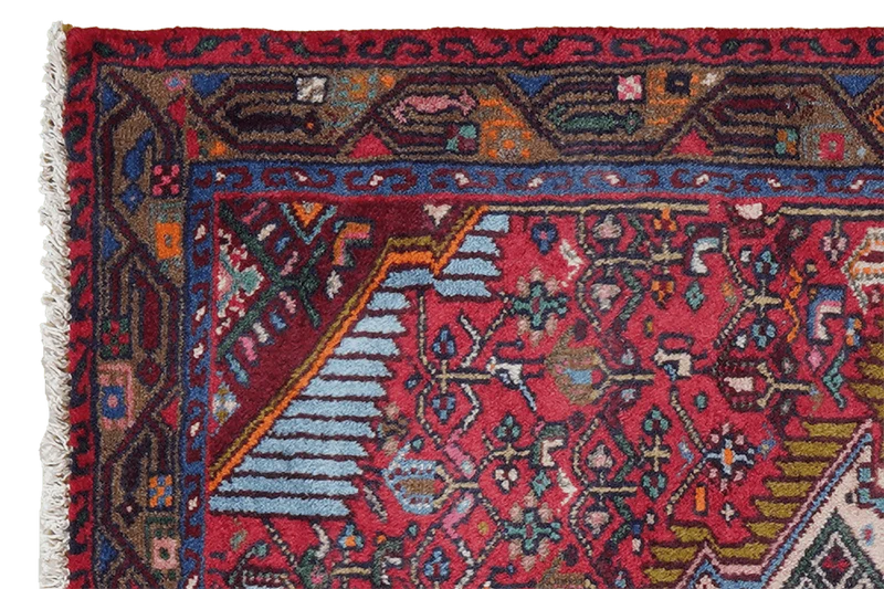 Assadabad · Handgeknüpft – Rot, 124x76 cm