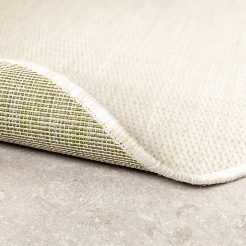 In- & Outdoor Teppich Rund - Malta Melange Creme