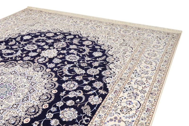 Perserteppich - Nain - Premium - 250 x 360 cm - dunkelblau