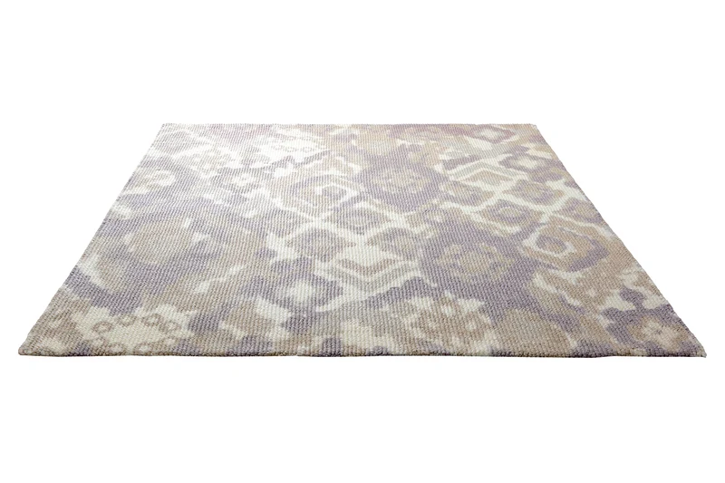 Handgearbeiteter ESPRIT Teppich beige fliederfarben "Cove"