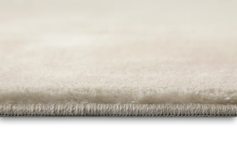 Weicher Hochflor Teppich Creme Beige "Eriksson" WECONhome