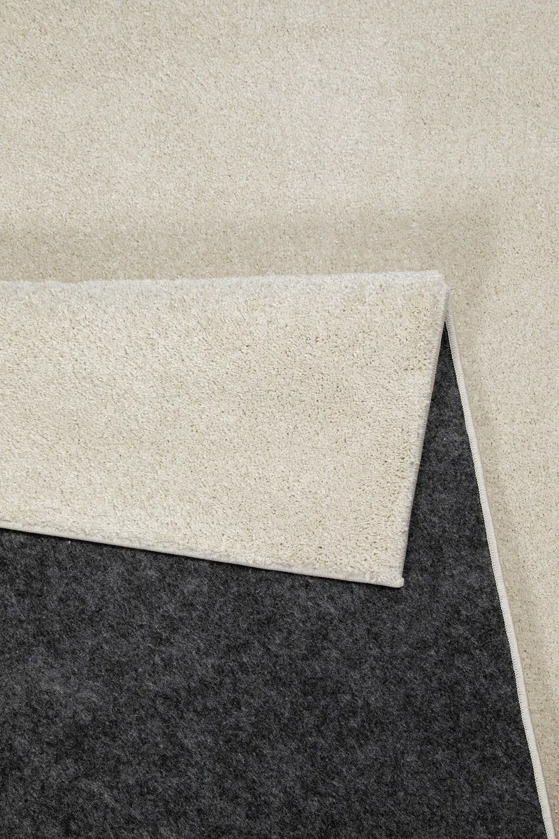 Kurzflorteppich Creme Weiß "Wogh" WECONhome