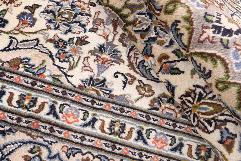 Perserteppich - Keshan - 205 x 300 cm - creme