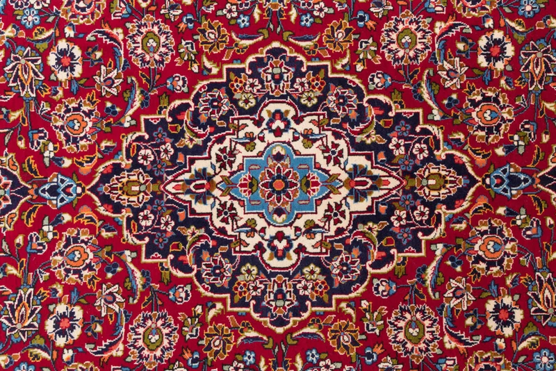 Perserteppich - Keshan - 208 x 320 cm - rot